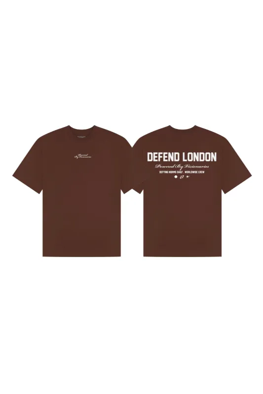 DFND CLASSIC OVERSIZED T-SHIRT - BROWN made by DFND