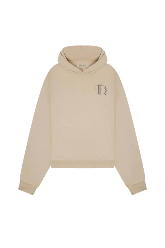 DFND CLASSIC MONOGRAM HOODIE - SAND sold by DFND