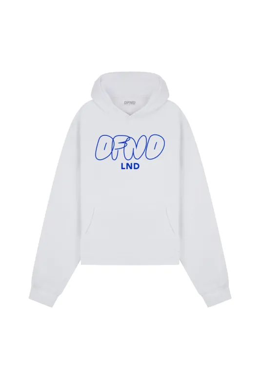 DFND GRAFFITI BUBBLE HOODIE - WHITE sold by DFND