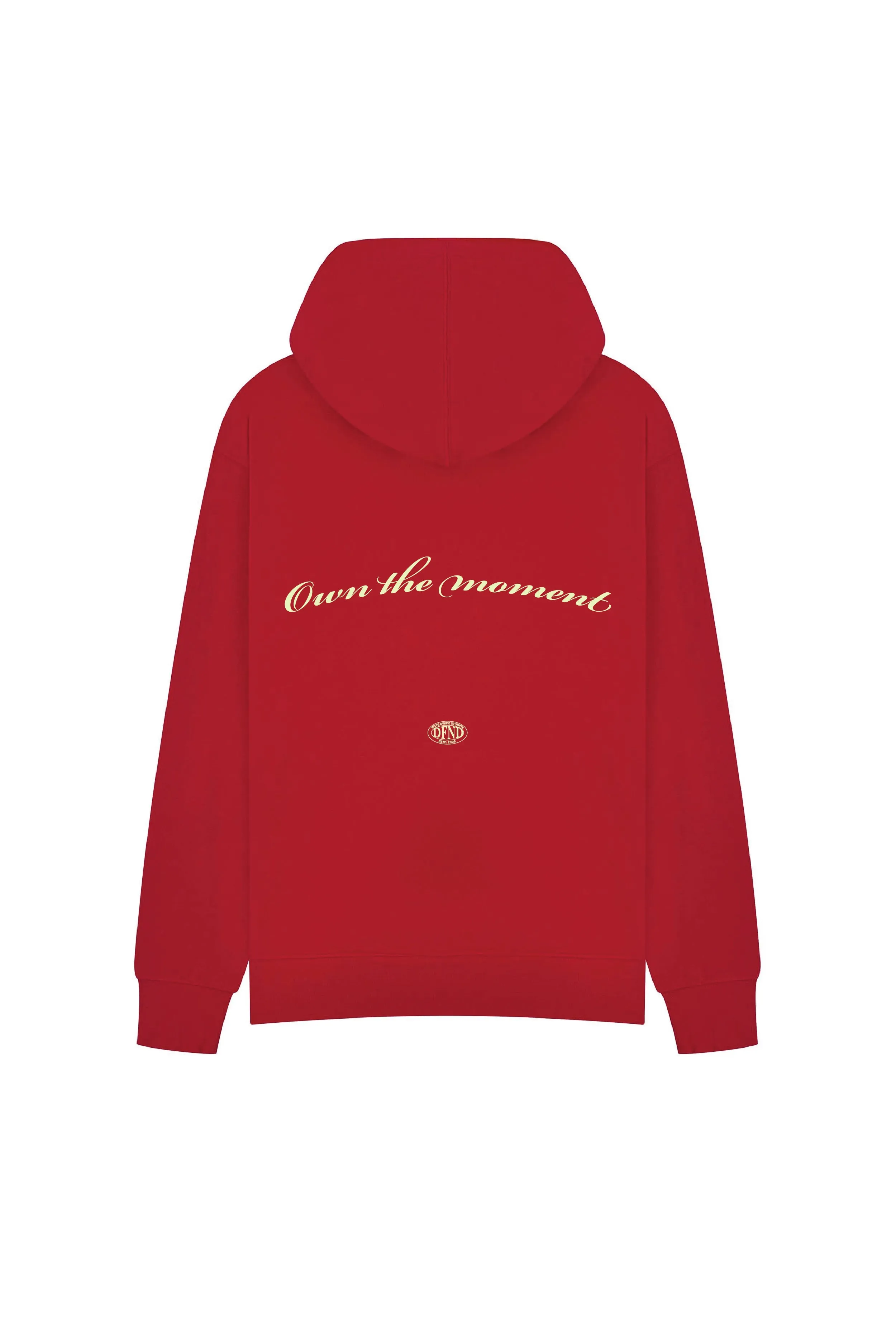 DFND MONOGRAM HOODIE - RED sold by DFND product image thumbnail 3