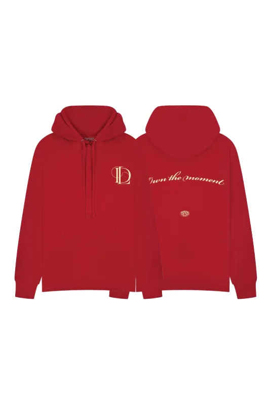 DFND MONOGRAM HOODIE - RED made by DFND