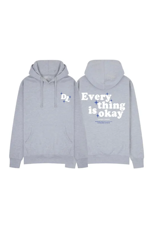 DFND LONDON OKAY HOODIE - GREY MEL sold by DFND