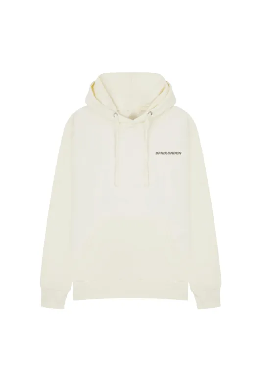 DFND LONDON LOGO HOODIE - OFF WHITE made by DFND