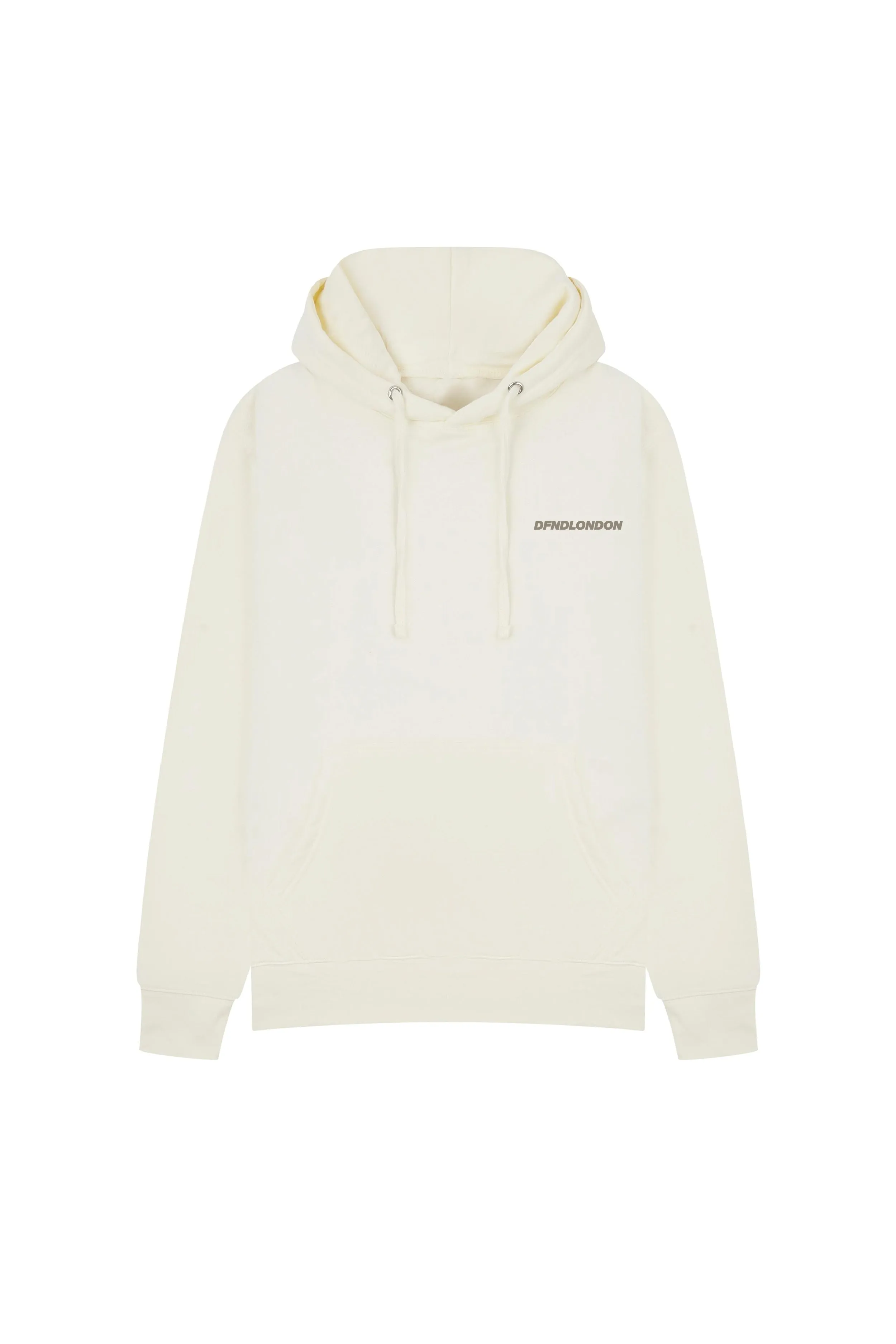 DFND LONDON LOGO HOODIE - OFF WHITE sold by DFND
