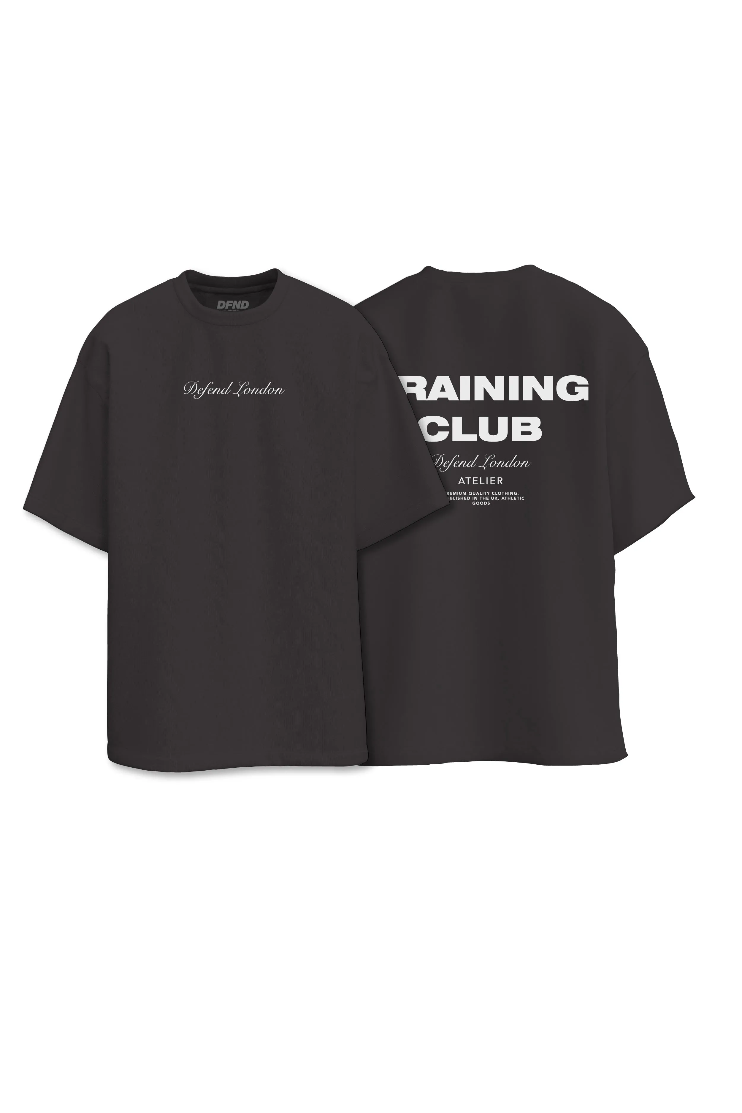 DFND TRAINING T-SHIRT - BLACK sold by DFND