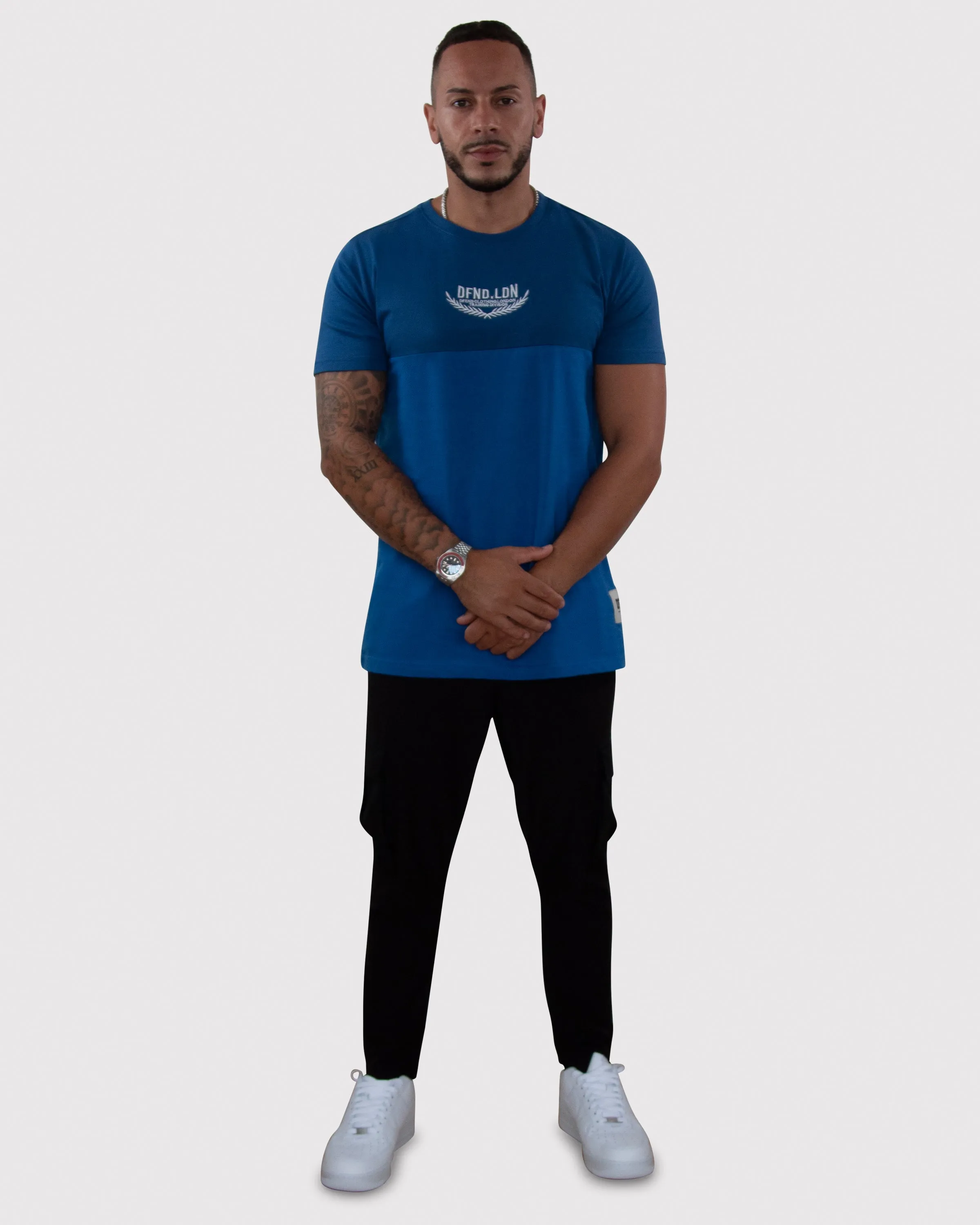 MEN'S 2 PACK T-SHIRTS - BLACK/BLUE sold by DFND product image thumbnail 4
