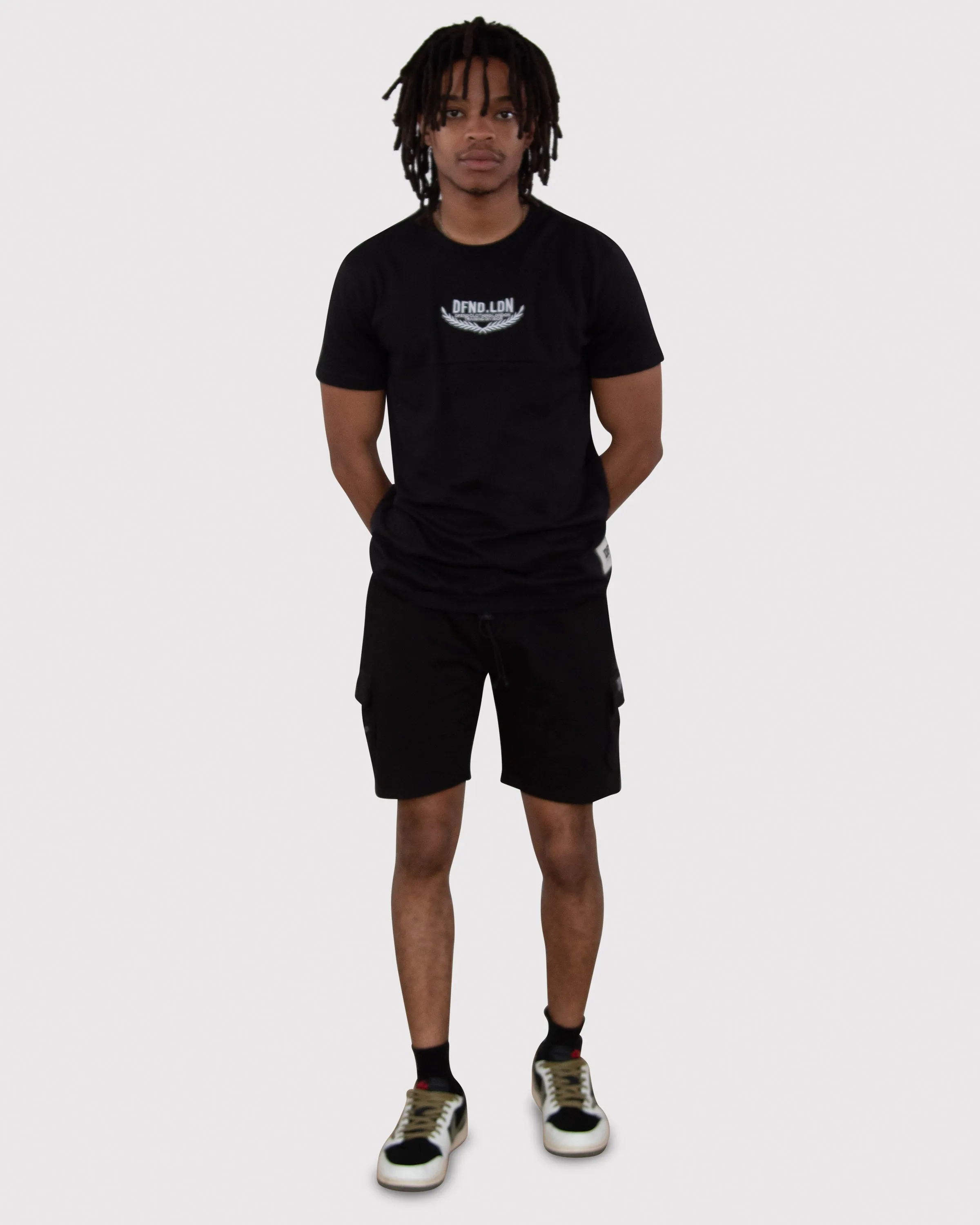 MEN'S 2 PACK T-SHIRTS - BLACK/BLUE sold by DFND product image thumbnail 3