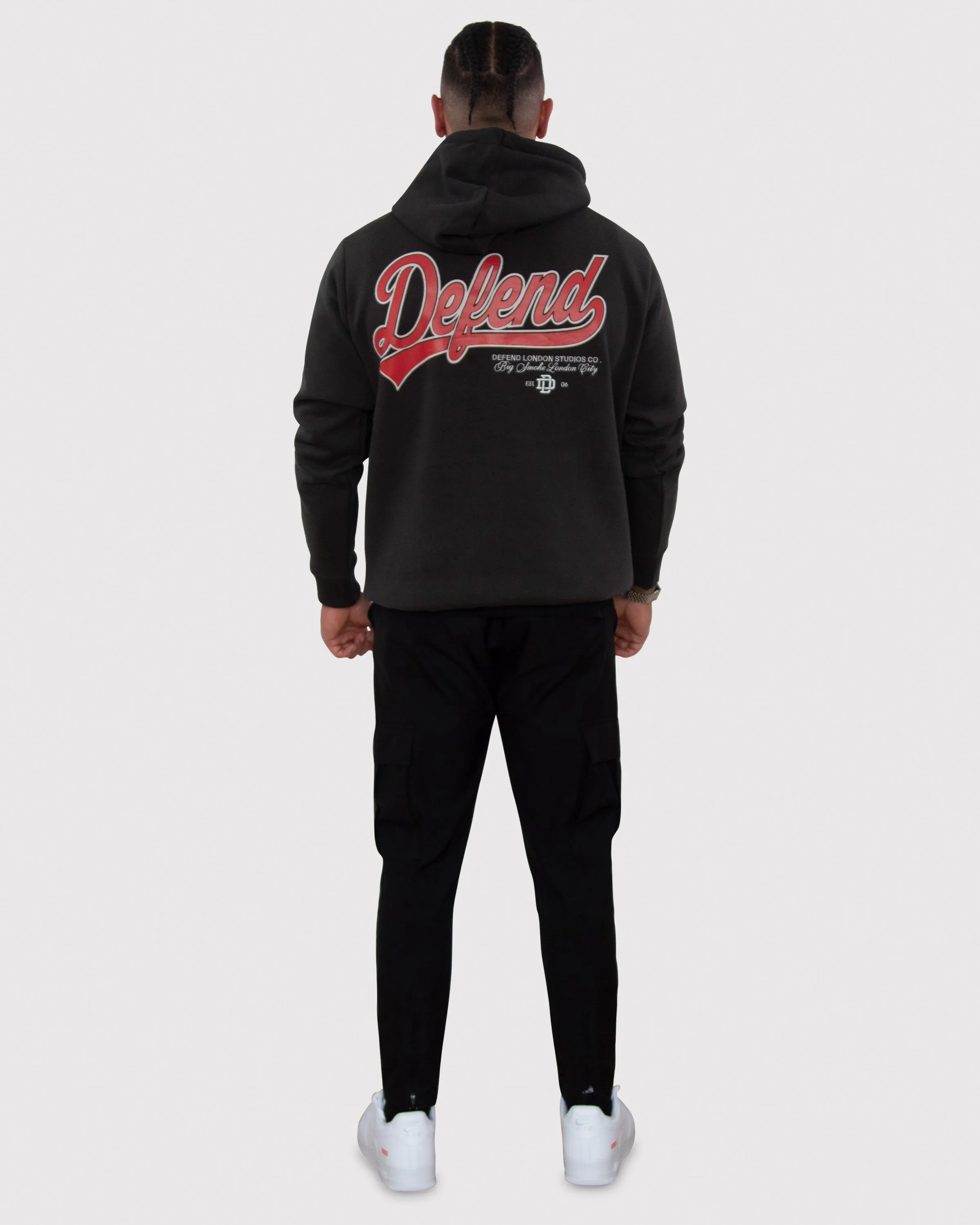 DIVIDED HOODIE - Black sold by DFND product image thumbnail 4