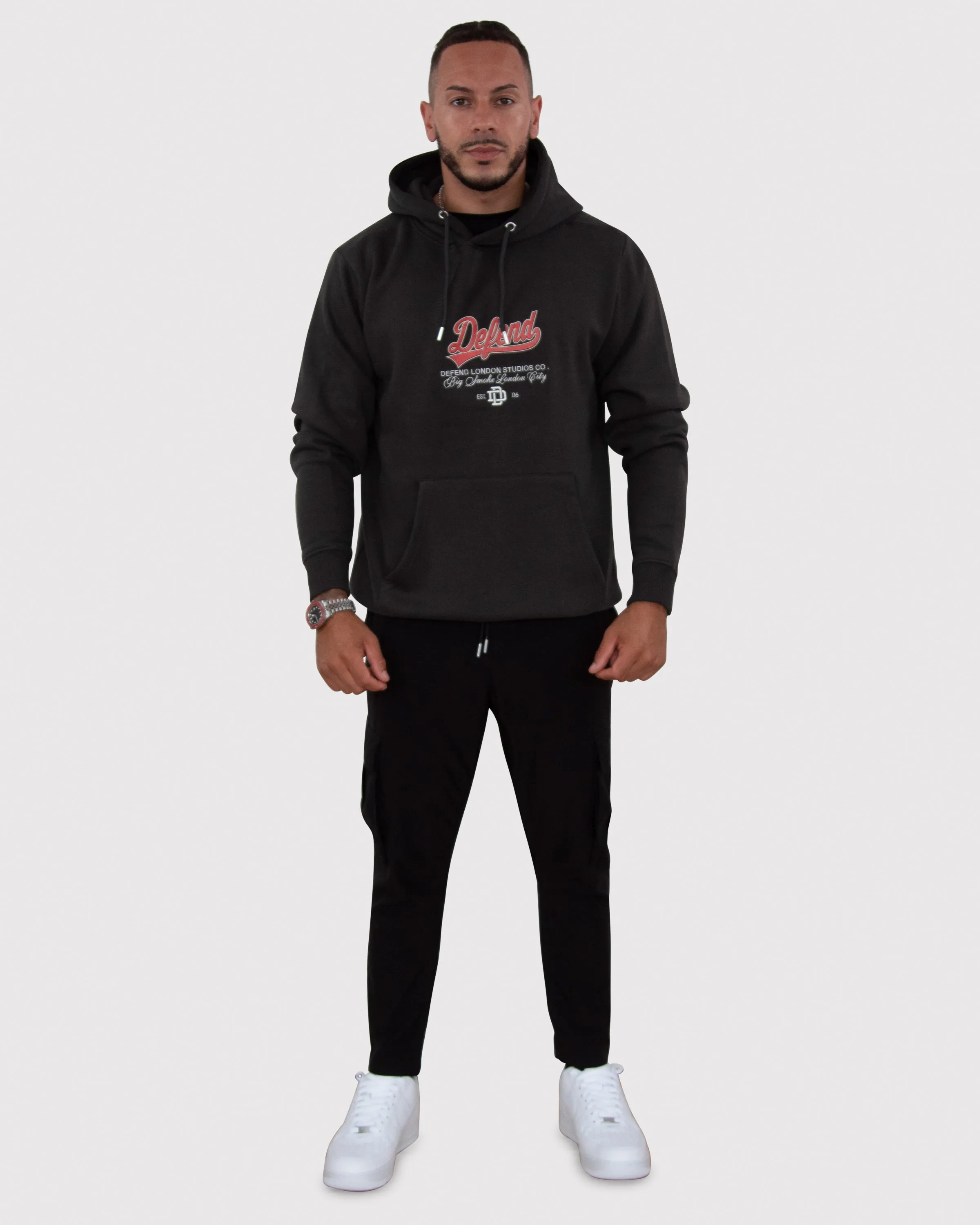 DIVIDED HOODIE - Black sold by DFND product image thumbnail 3