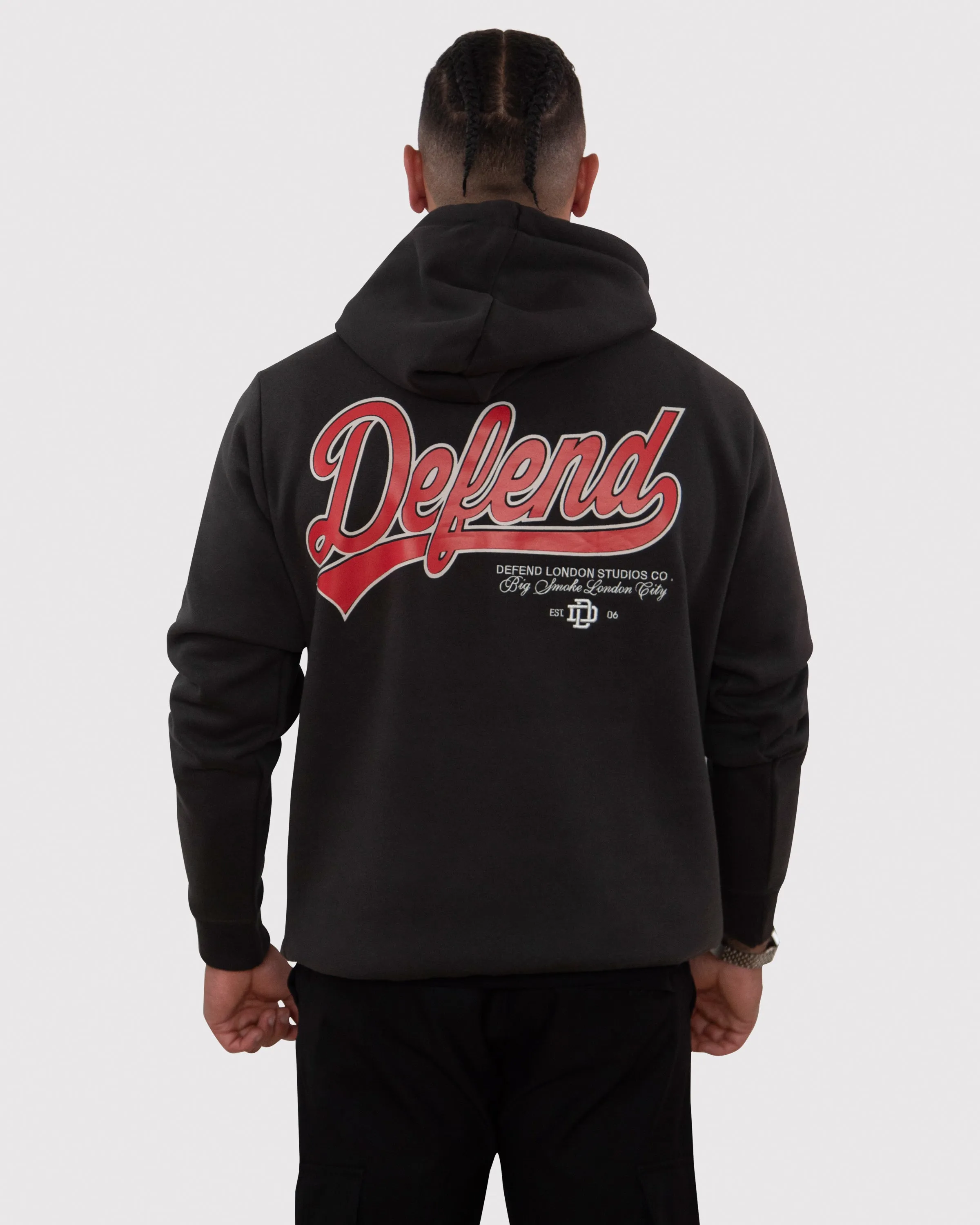 DIVIDED HOODIE - Black sold by DFND product image thumbnail 2
