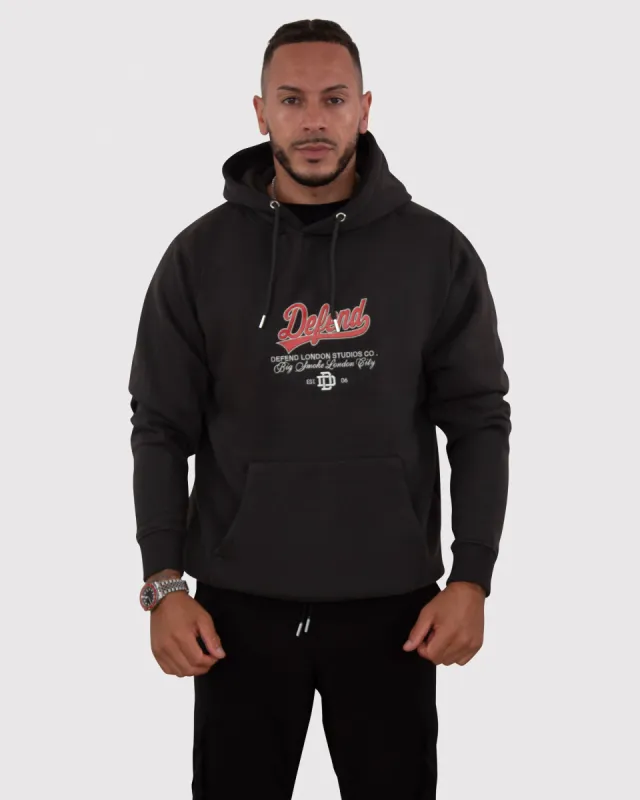 DIVIDED HOODIE - Black sold by DFND
