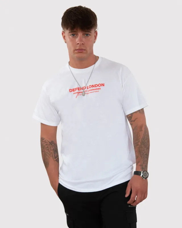 DFND VISIONARIES T-SHIRT - WHITE sold by DFND