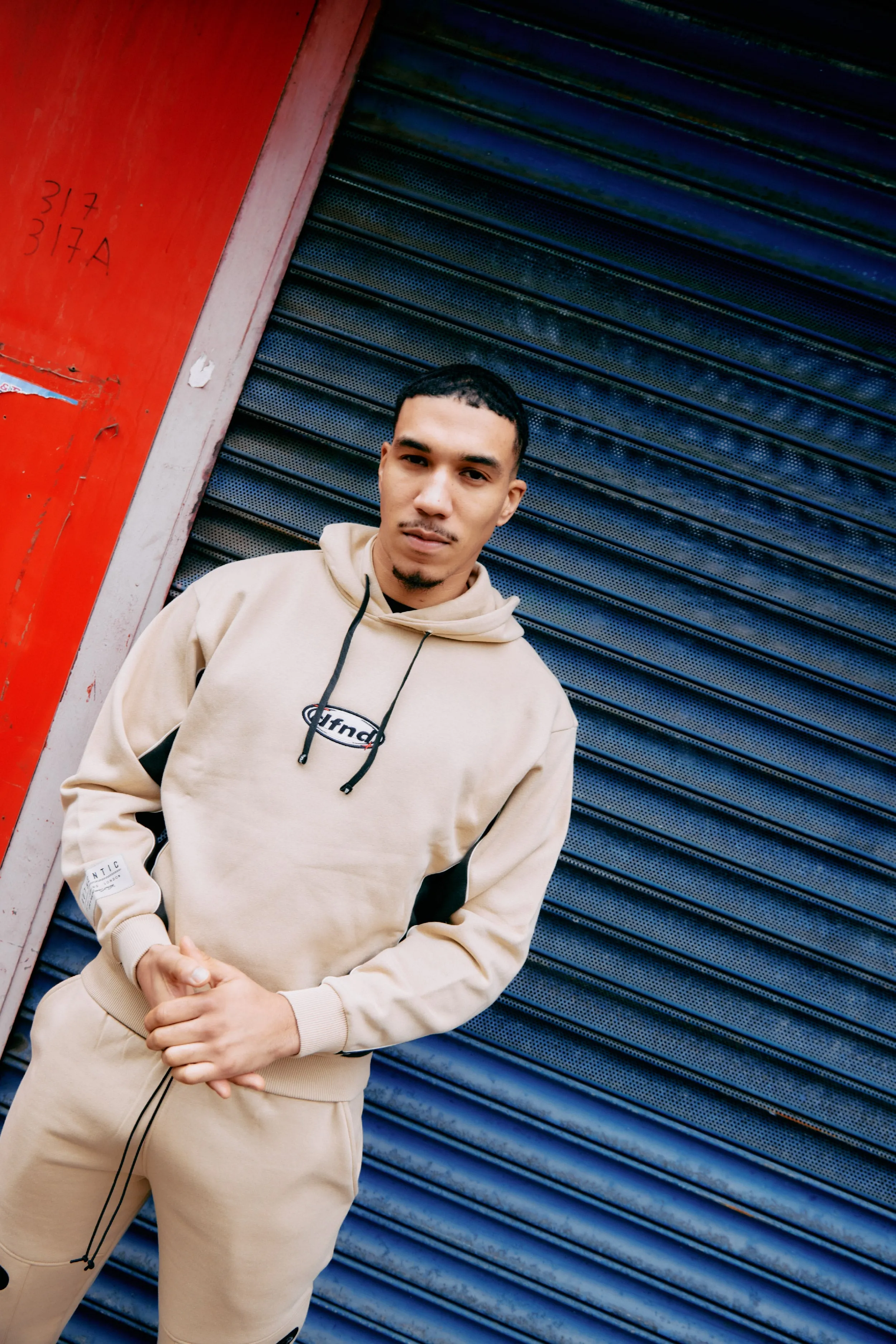 Race Hoodie - Stone sold by DFND product image thumbnail 2