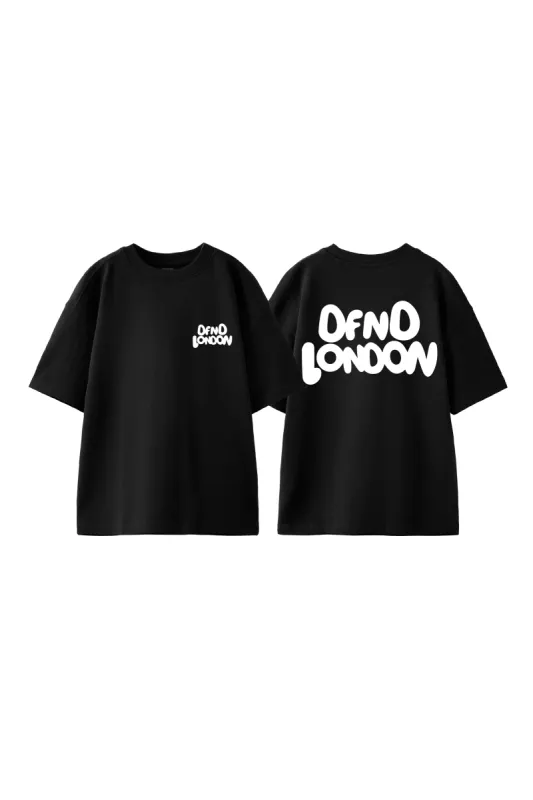 DFND LONDON BUBBLE T-SHIRT - BLACK sold by DFND