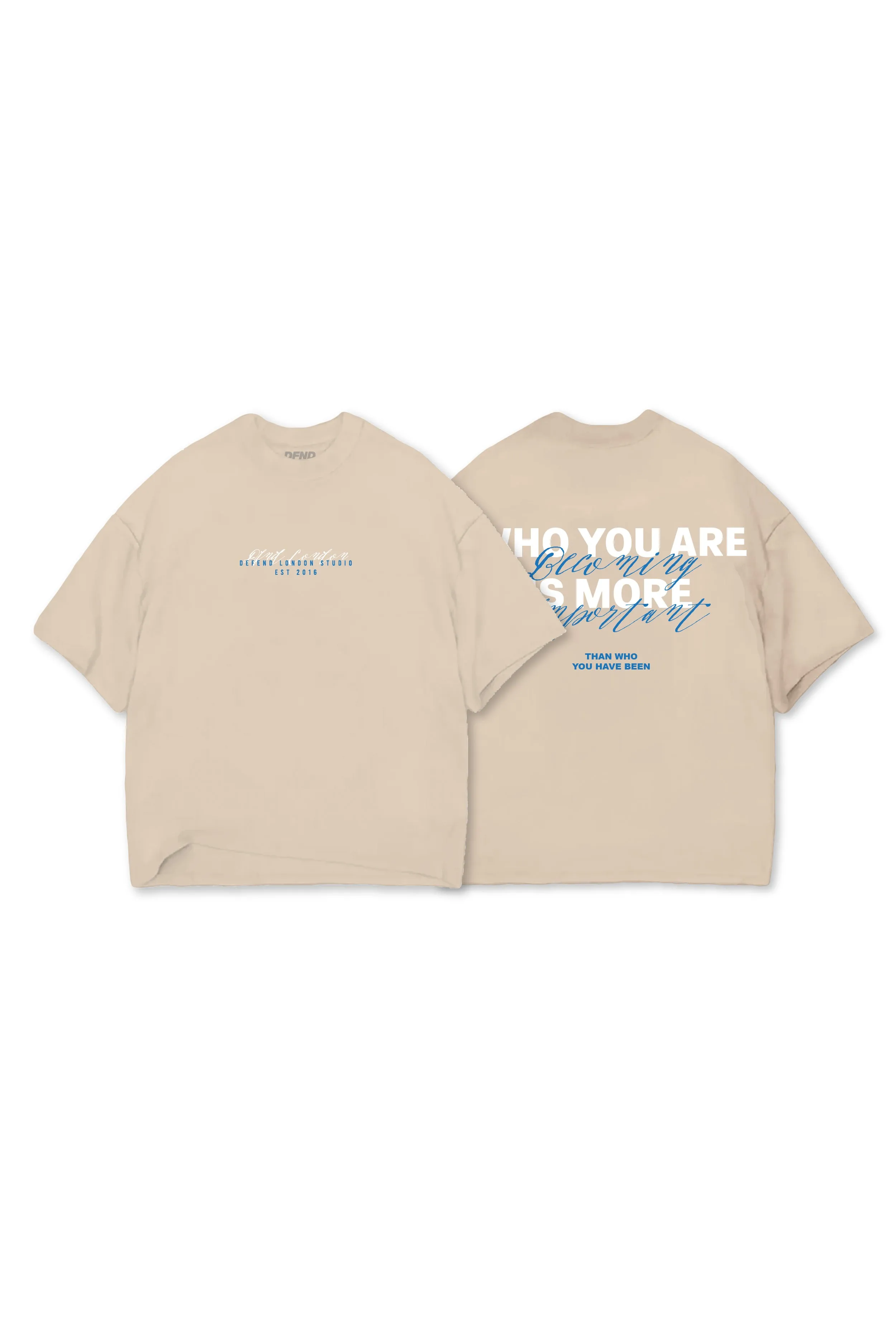 DFND BECOME T-SHIRT - SAND sold by DFND