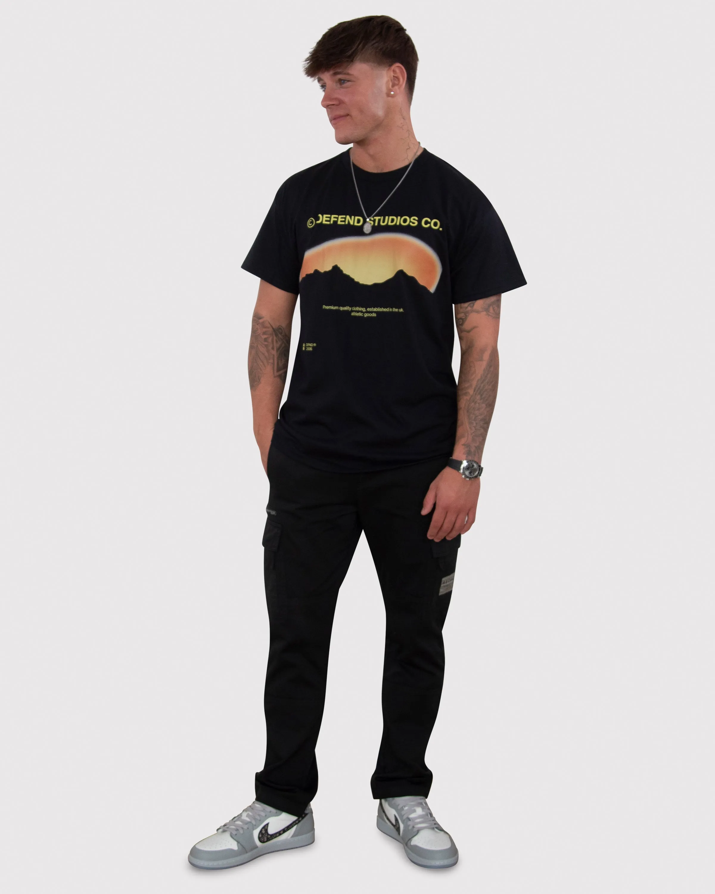 DFND SUN T-SHIRT - BLACK sold by DFND product image thumbnail 3