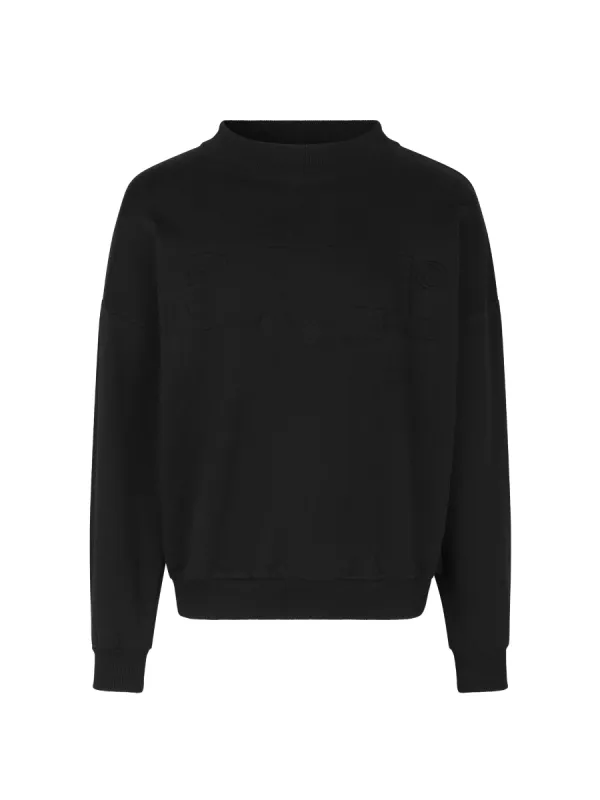 Ball Wham Crew Neck Sweatshirt - Black made by DFND