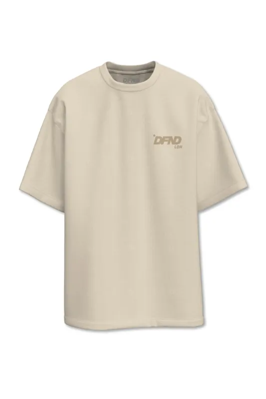 DFND LDN LOGO T-SHIRT - SAND sold by DFND