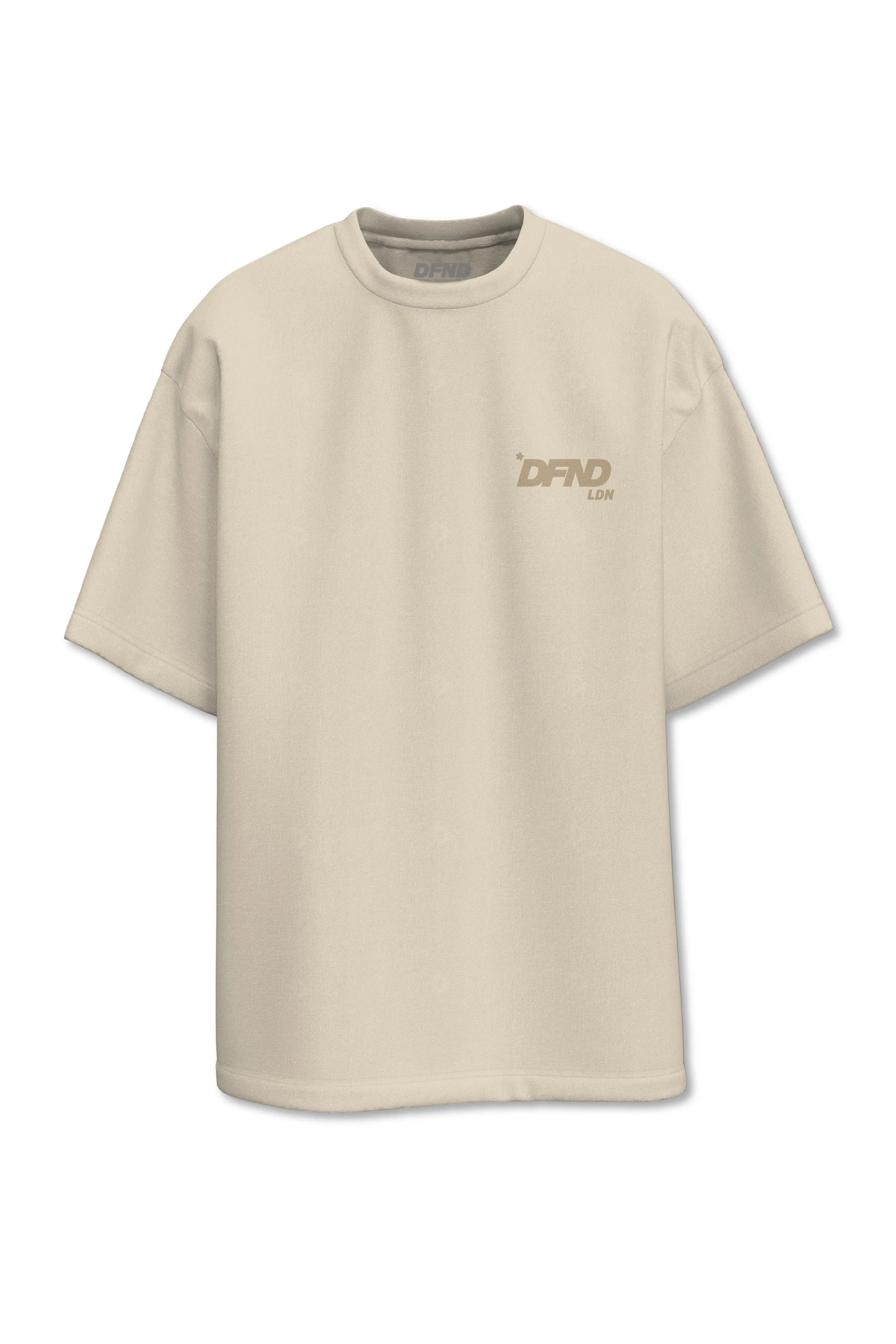 DFND LDN LOGO T-SHIRT - SAND sold by DFND