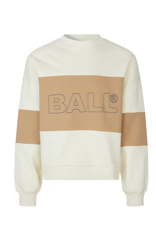 Ball Summer Chain Crew Neck - Off White sold by DFND