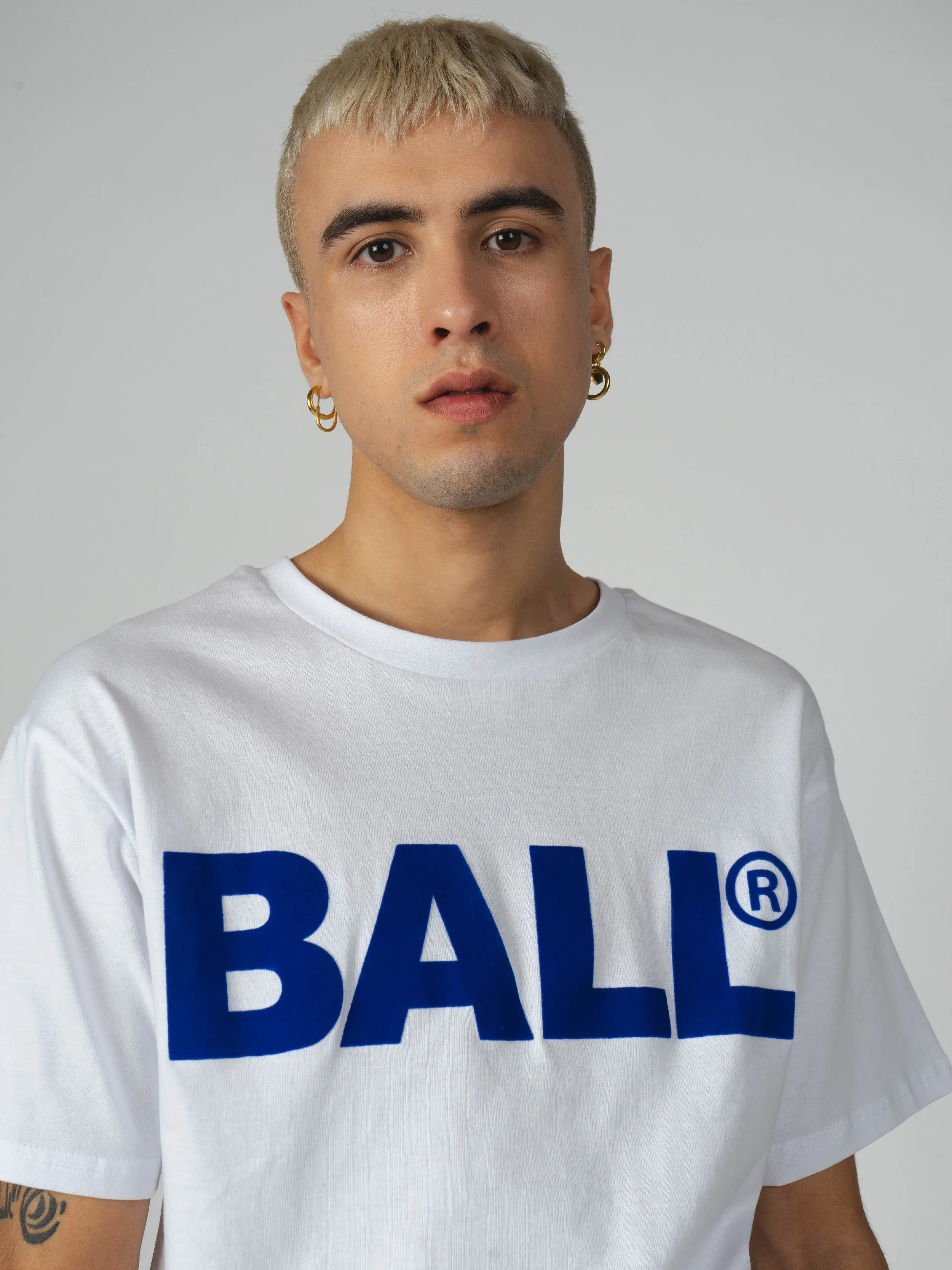 Ball Cph Flock Tee - White sold by DFND product image thumbnail 2
