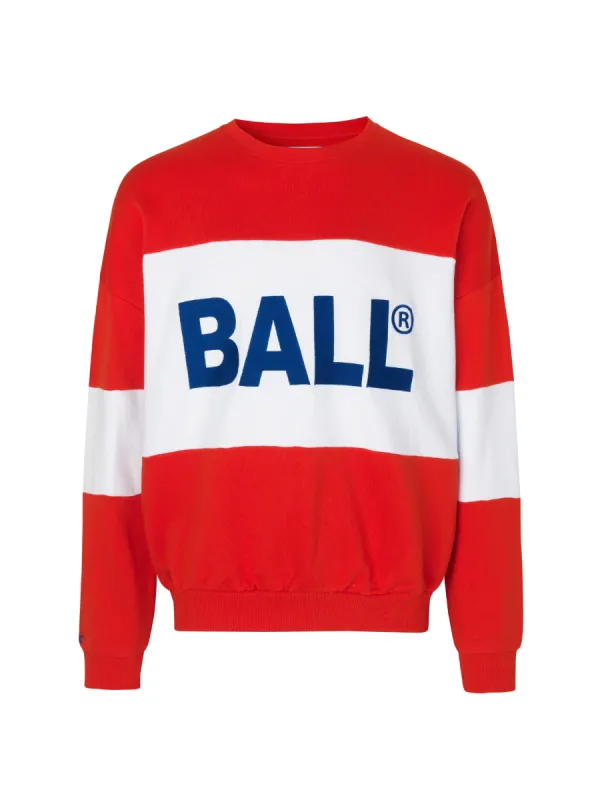 Ball Summer Ball Crew Neck - Bright Red sold by DFND