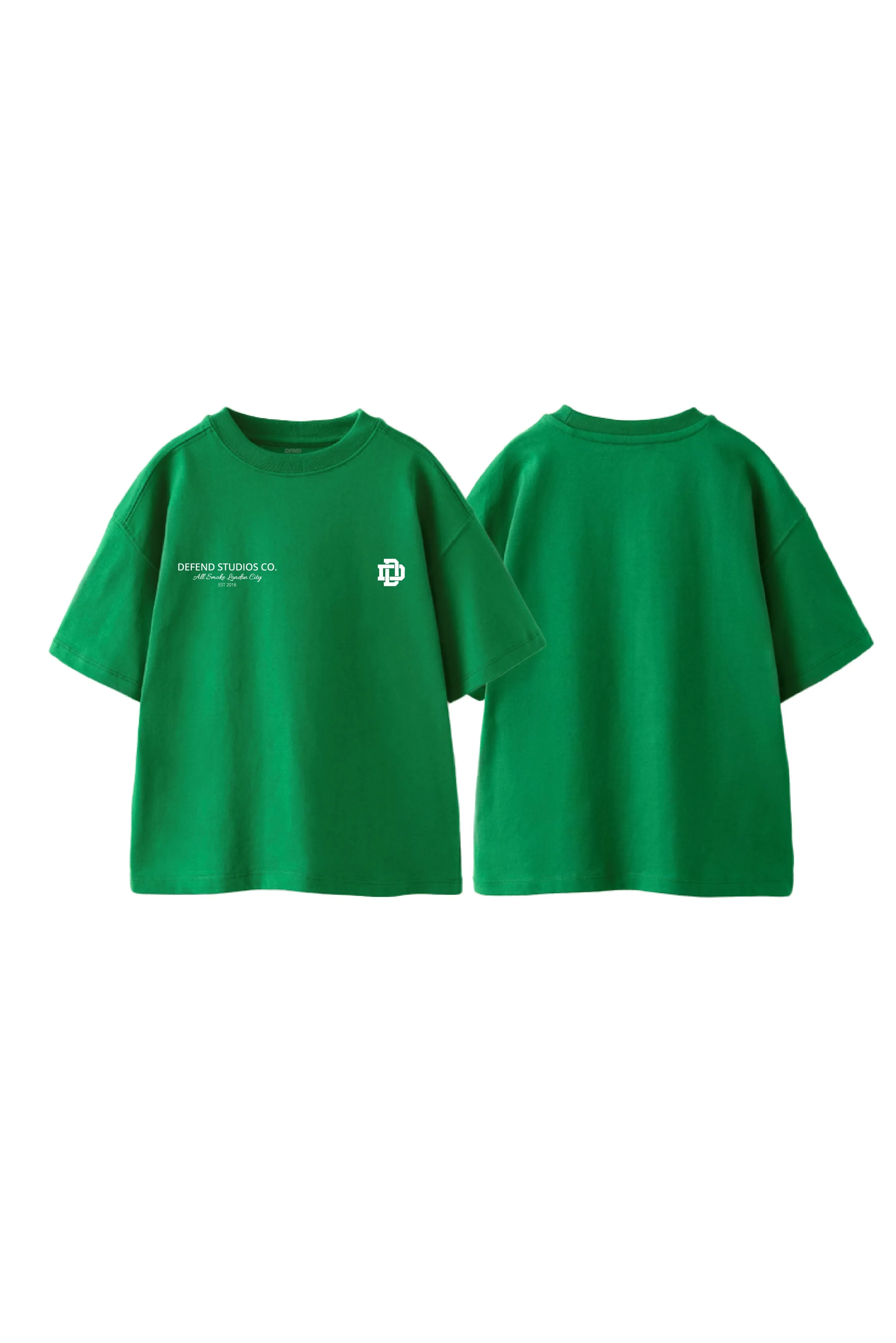 DEFEND CREST T-SHIRT - GREEN sold by DFND product image thumbnail 2
