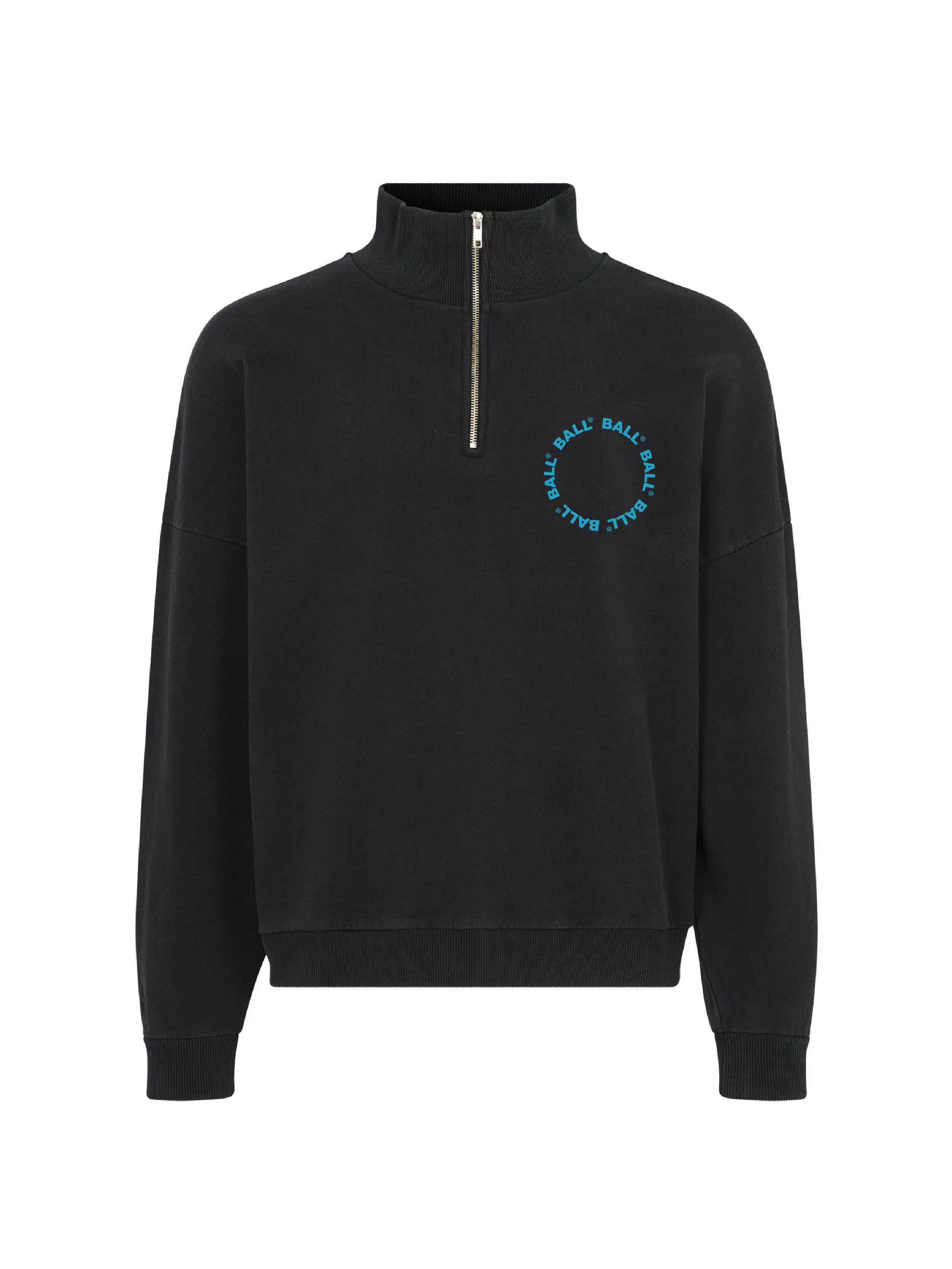 Ball Circle Half Zip - Black sold by DFND