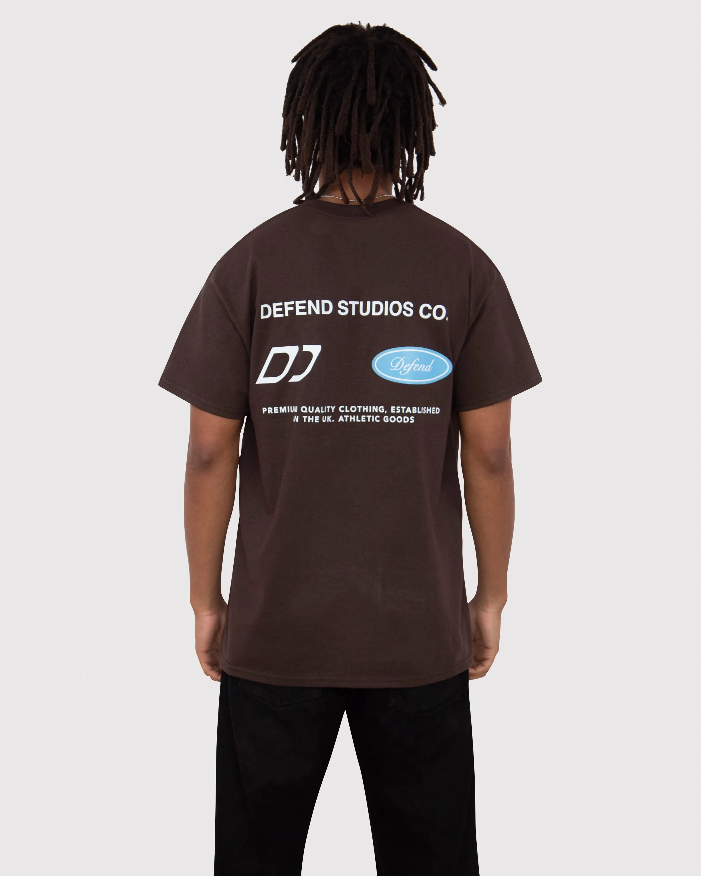 DFND BADGE LOGO T-SHIRT - BROWN sold by DFND product image thumbnail 2