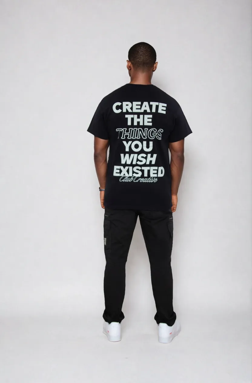 DFND CREATE T-SHIRT - BLACK sold by DFND product image thumbnail 4