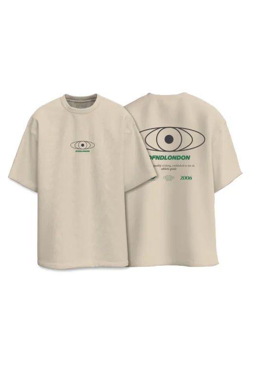 DFND WORLDWIDE OVERSIZED T-SHIRT - SAND sold by DFND
