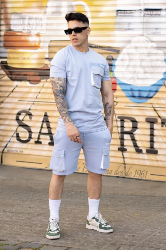 Crater Twinset - Blue sold by DFND