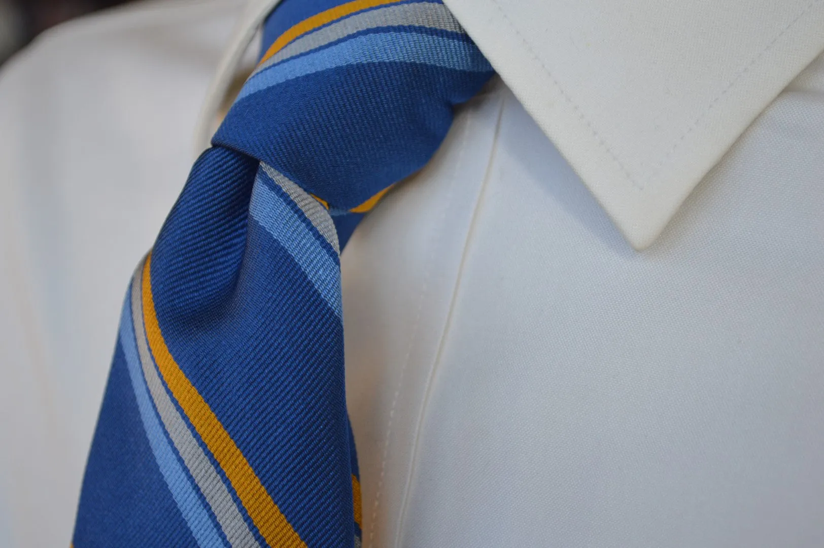 Vesey Striped Tie Blue sold by Mountain & Sackett product image thumbnail 3