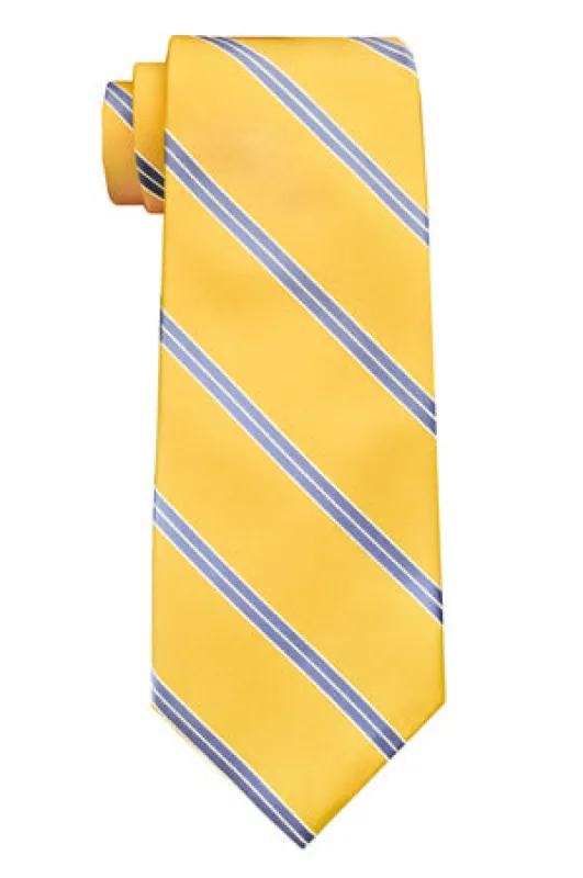 Waverly Striped Yellow Tie sold by Mountain & Sackett