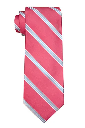 Waverly Striped Red Tie sold by Mountain & Sackett
