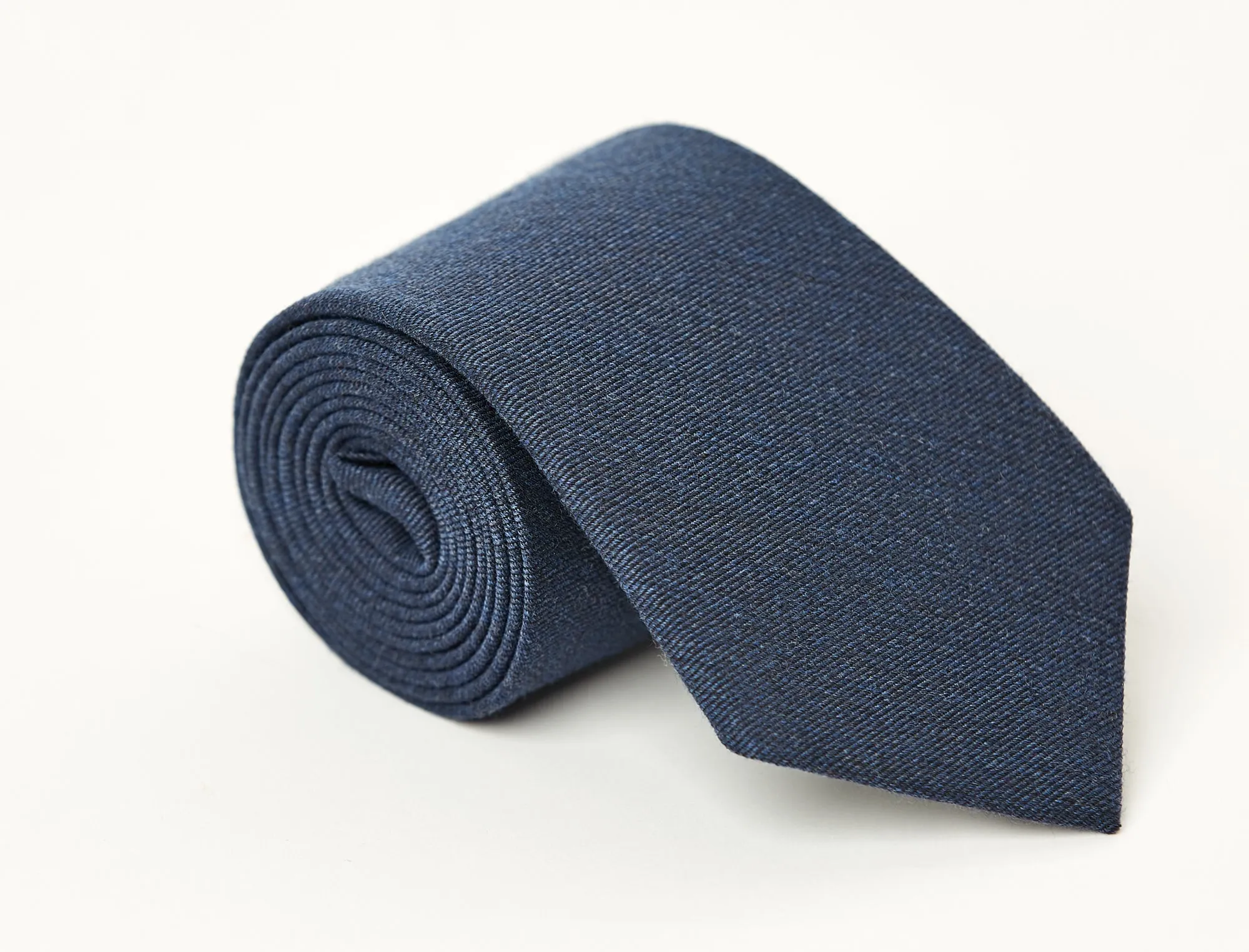 Canton Solid Tie Navy sold by Mountain & Sackett