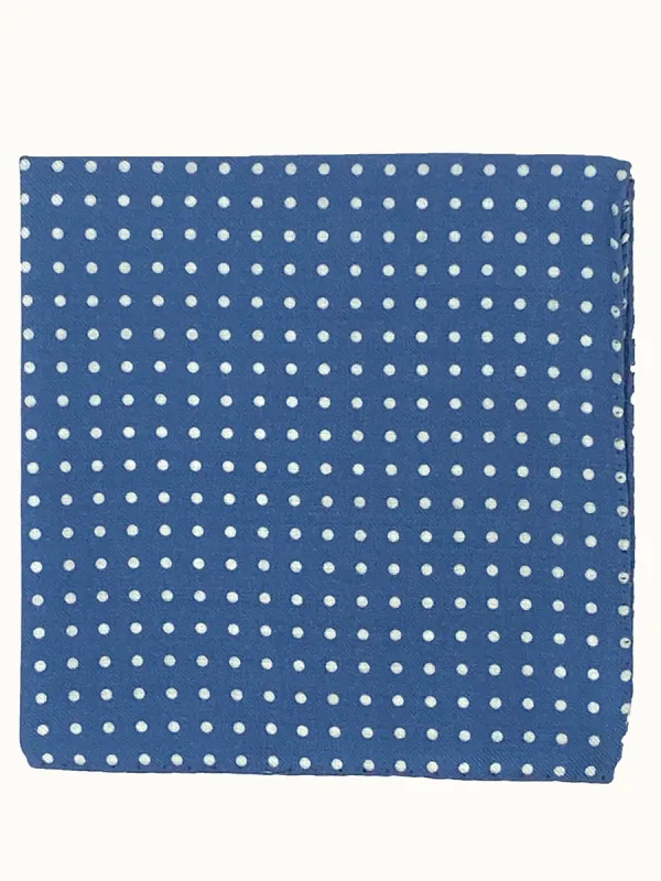 Blue Dot Pocket Square sold by Mountain & Sackett