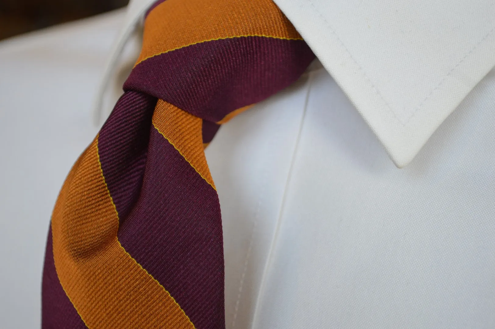 Murray Striped Tie Rust sold by Mountain & Sackett product image thumbnail 3