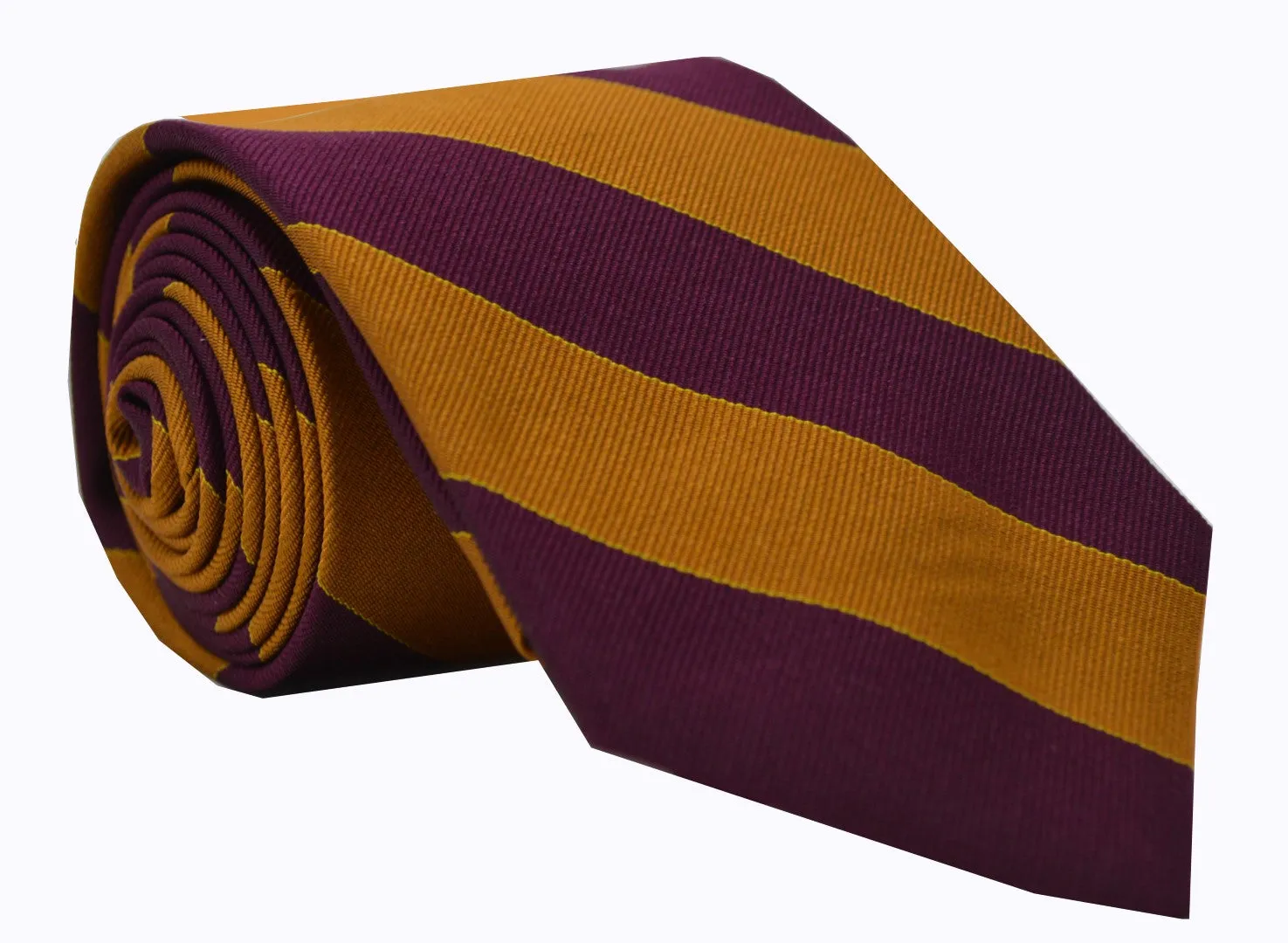 Murray Striped Tie Rust sold by Mountain & Sackett
