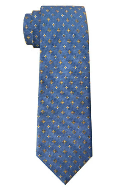 Ingram Foulard Tie Blue sold by Mountain & Sackett