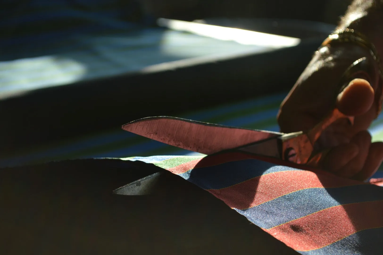 Murray Striped Tie Red sold by Mountain & Sackett product image thumbnail 5