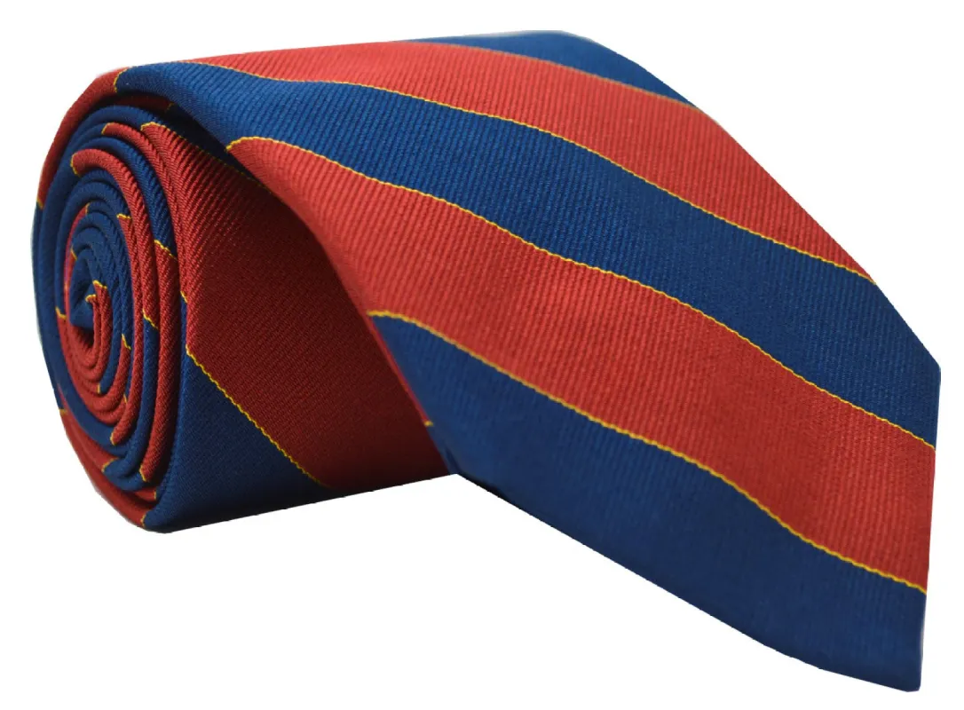 Murray Striped Tie Red sold by Mountain & Sackett