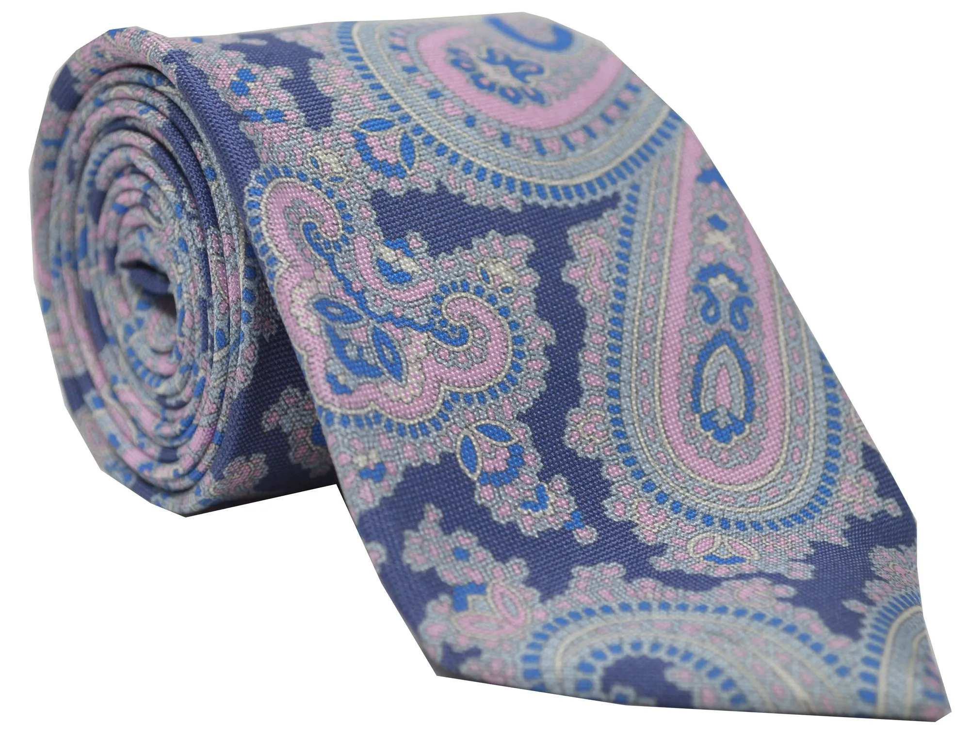 Otis Panama Paisley Tie Navy sold by Mountain & Sackett