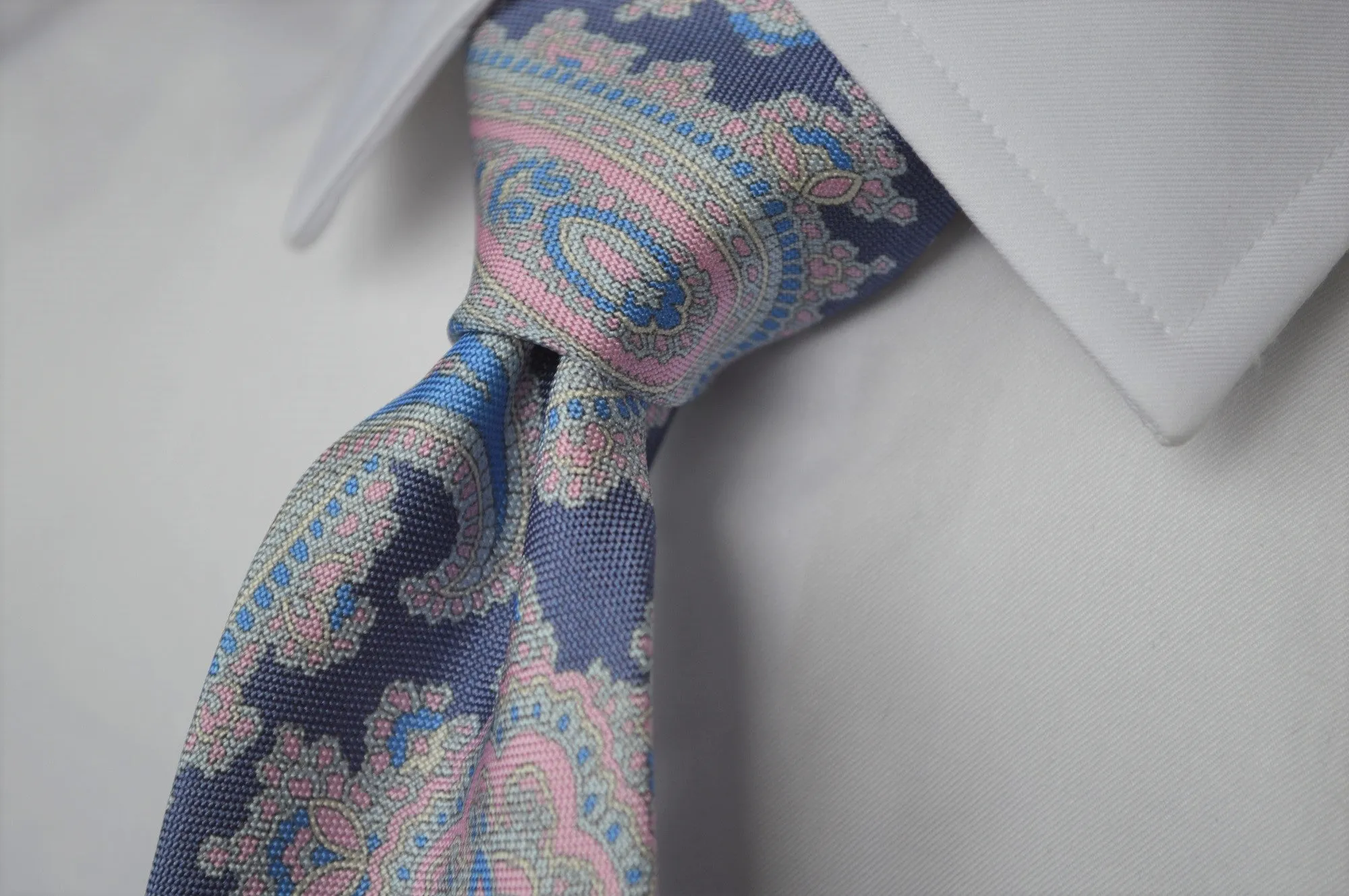 Otis Panama Paisley Tie Navy sold by Mountain & Sackett product image thumbnail 2