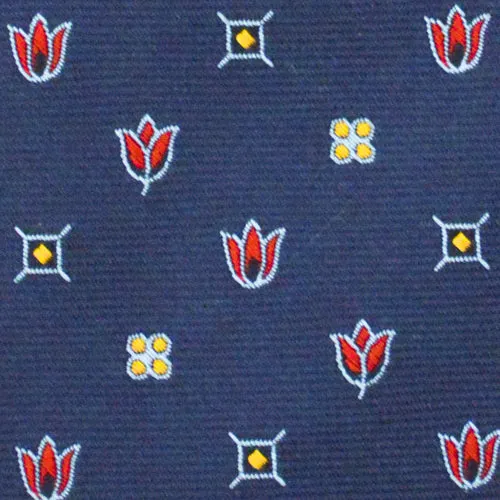 Harrow Flower Tie Navy sold by Mountain & Sackett product image thumbnail 2