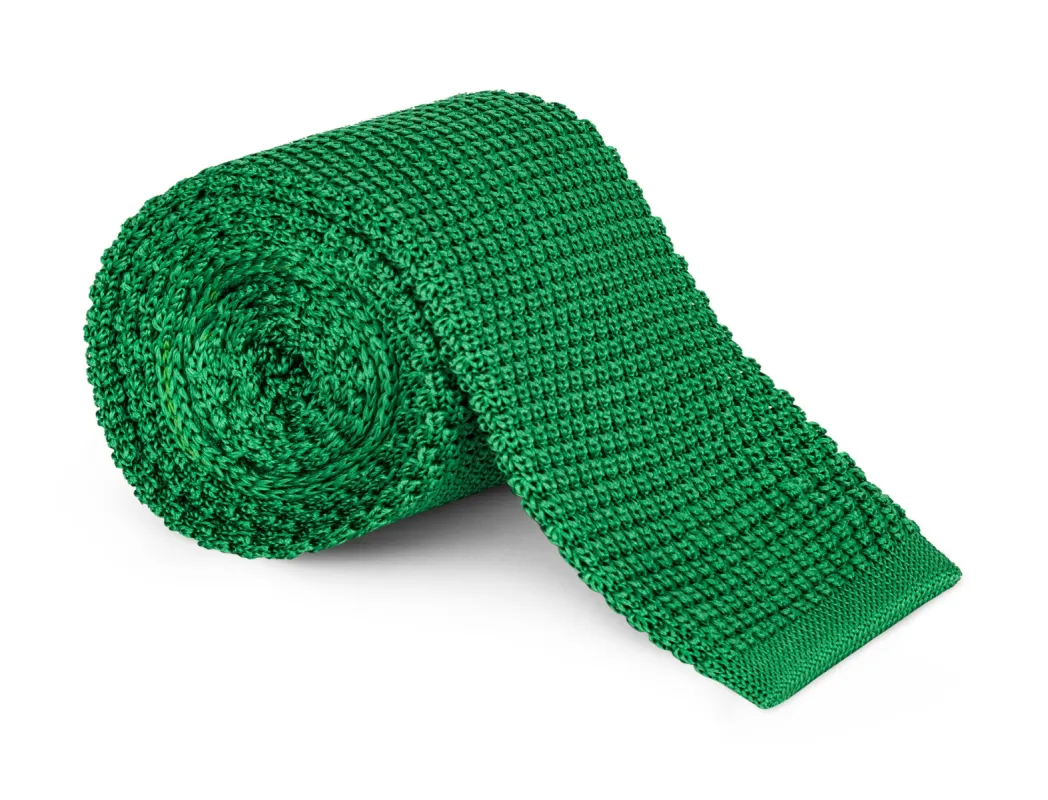 Kenmare Emerald Knit Tie sold by Mountain & Sackett