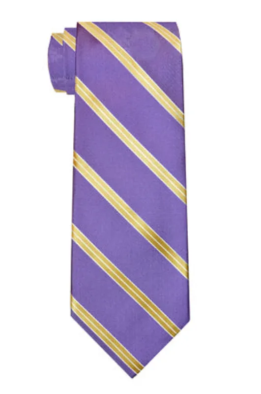 Waverly Striped Purple Tie sold by Mountain & Sackett