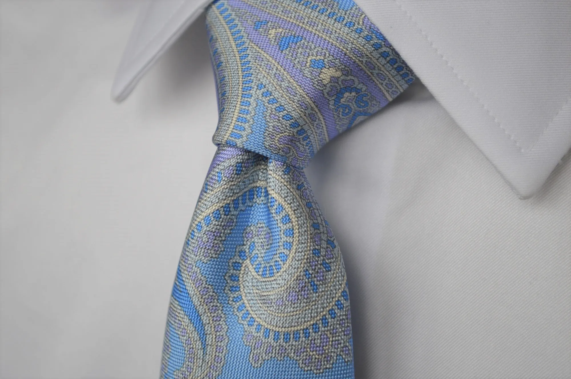 Otis Panama Paisley Tie Blue sold by Mountain & Sackett product image thumbnail 2