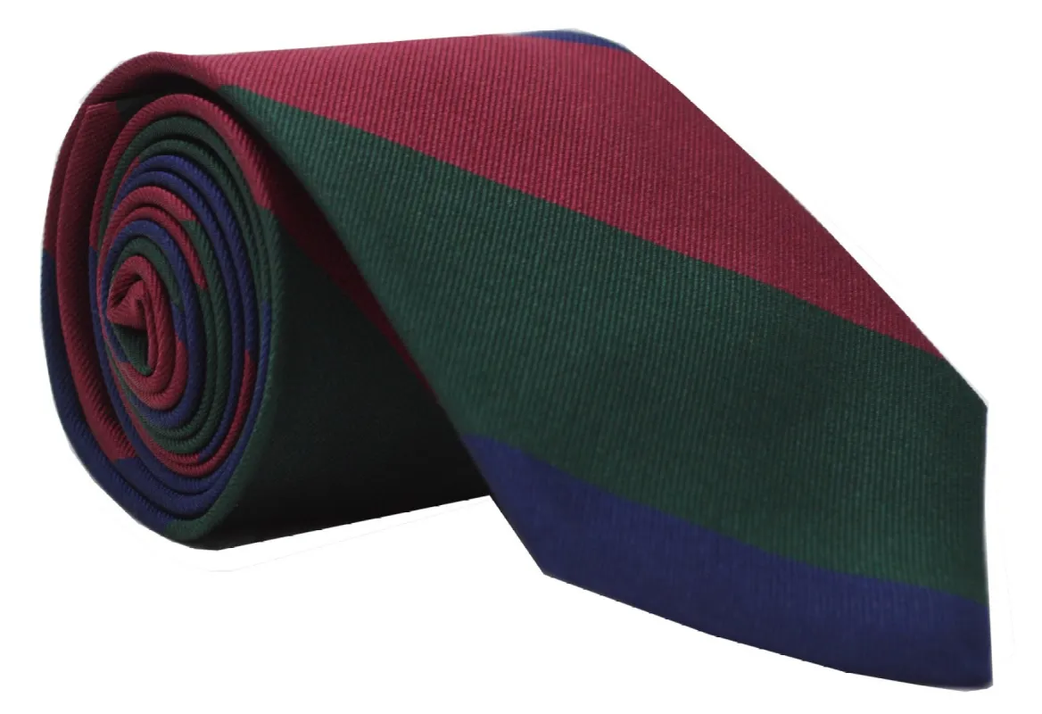 Harrison Striped Tie Red sold by Mountain & Sackett