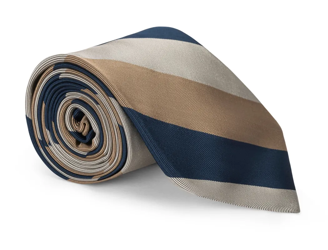 Snyder Multi Stripe Tie made by Mountain & Sackett